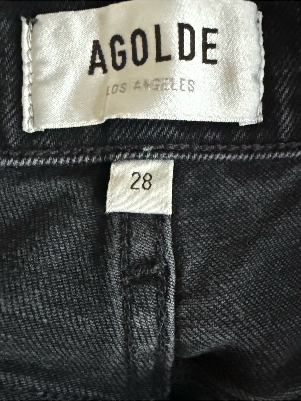 AGOLDE Button Fly Riley High Rise Straight Crop - Picture 12 of 15